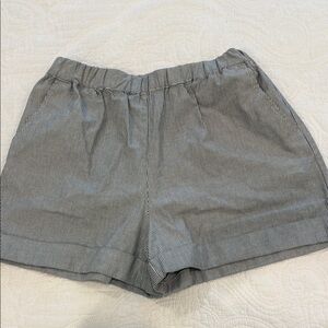 Forever 21 Black and White Striped Shorts